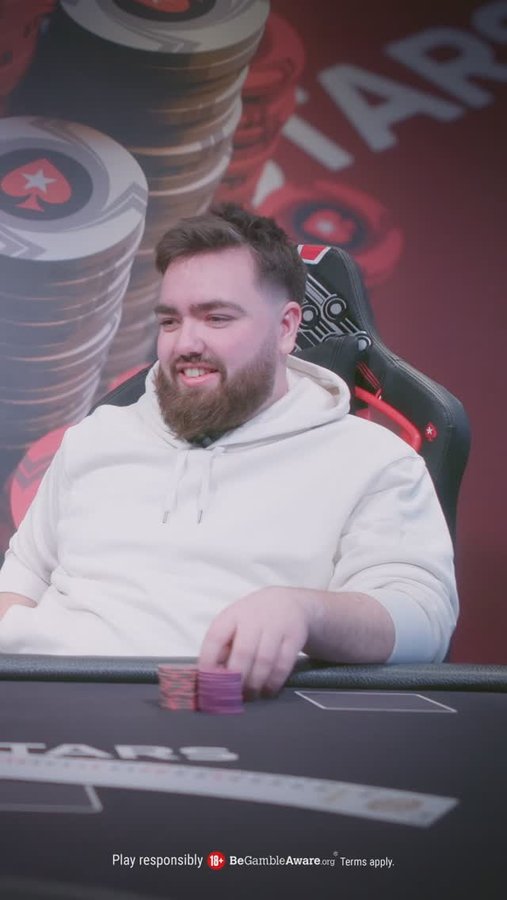 Instagram post by @randolphuk for PokerStars. Caption reads: 👀 Did I just body @specsgonzalez? Let me know....