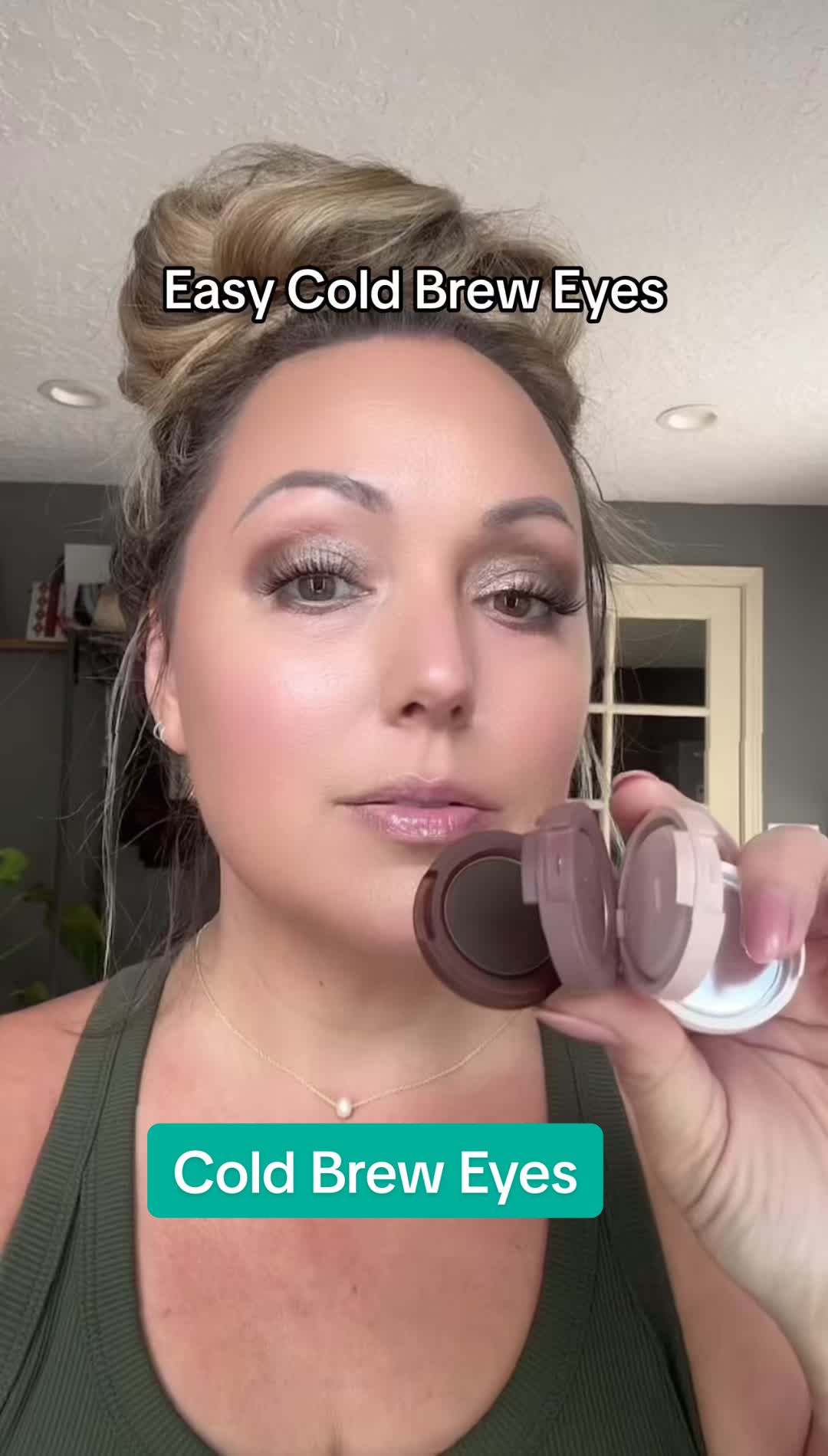 TikTok post by @pnw.bethany for Kaja Beauty. Caption reads: Easy and portable! The @Kaja Beauty bento box in....