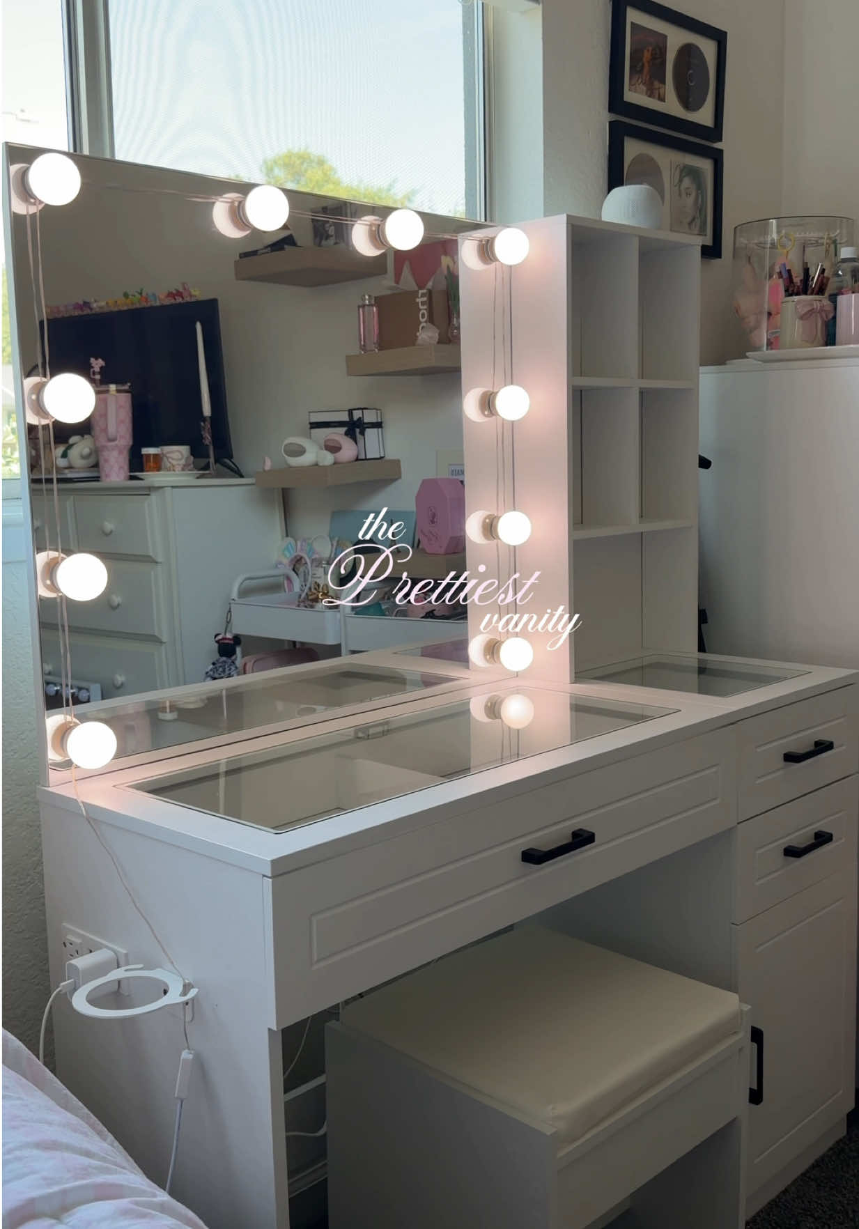 TikTok post by @destinyrochaaa for Vabches. Caption reads: @Vabches the most perfect vanity can’t wait to....