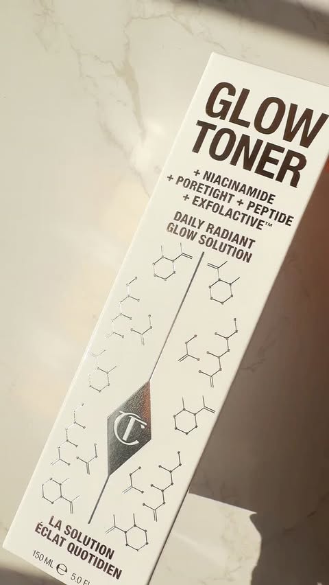 Instagram post by @lia.beautyuk for Charlotte Tilbury. Caption reads: ✨ GLOW ALERT ✨ Just unboxed the Charlotte Tilbury....