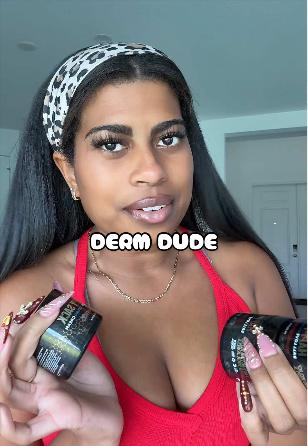 TikTok post by @coleeworlddd for Derm Dude. Caption reads: [...] #tiktokshopcreatorpicks #groomingtips @Derm....