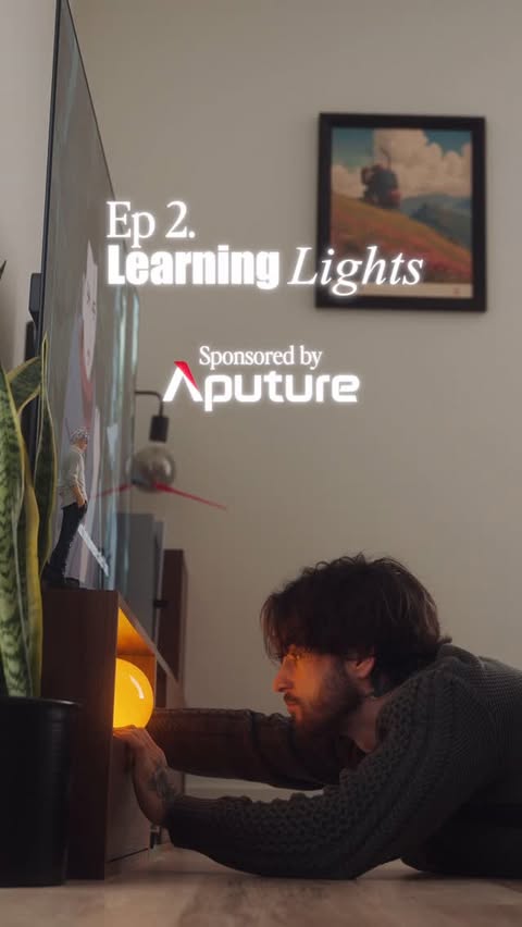 Instagram post by @hfxdrifter for Aputure. Caption reads: I said Ep. 2 would get more technical... And I may....