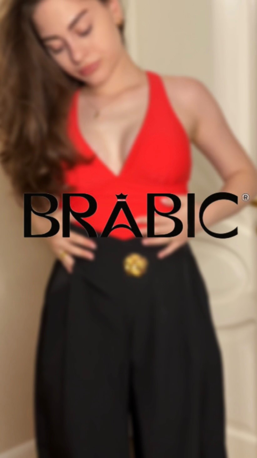 Instagram post by @jgerenaia_victoria for Brabic. Caption reads: Dive into confidence with BRABIC — where comfort....