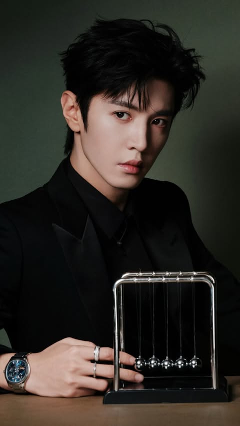 Instagram post by @chenzheyuan_officialfc for Piaget. Caption reads: 🌌
【 PIAGET｜Chen Zheyuan 】

The hand makes its....