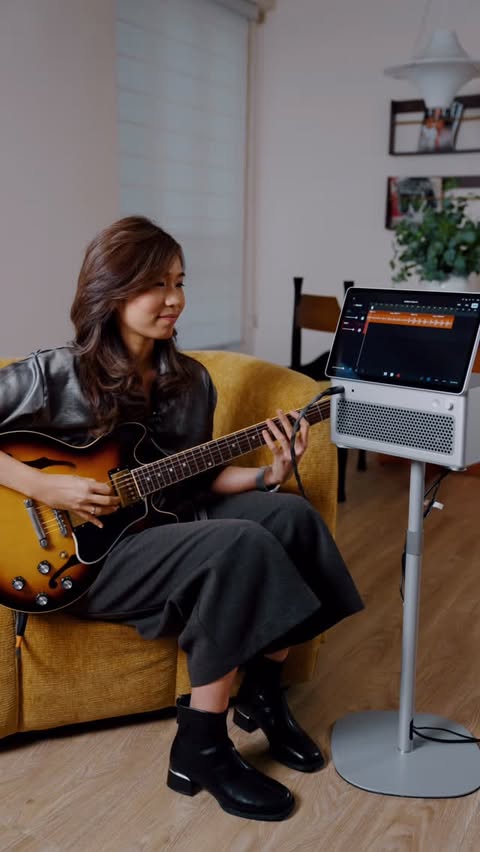 Instagram post by @nathaniajualim for LAVA MUSIC. Caption reads: The incredible @nathaniajualim introduces the LAVA....