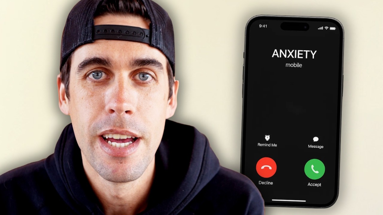 YouTube post by @DailyStoic for Daily Stoic. Caption reads: This is why you're anxious..