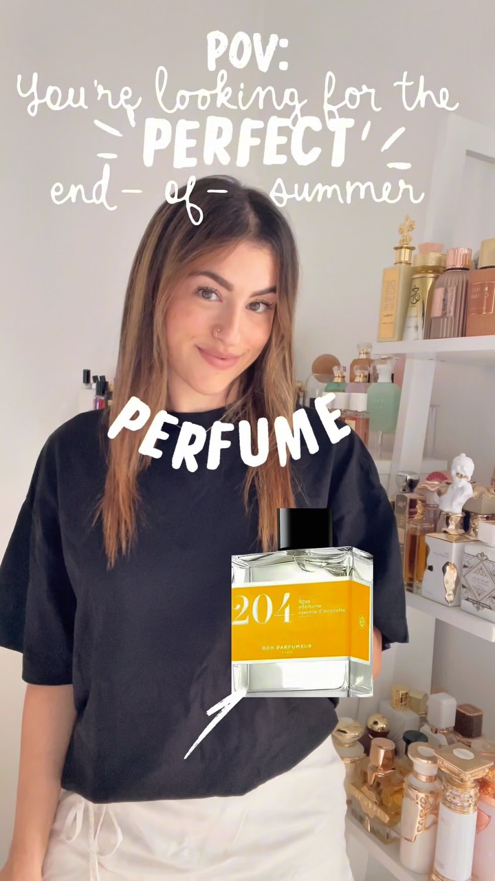 Instagram post by @scentedcloud18 for Bon Parfumeur. Caption reads: [...] sunny September days – and thanks to Bon....