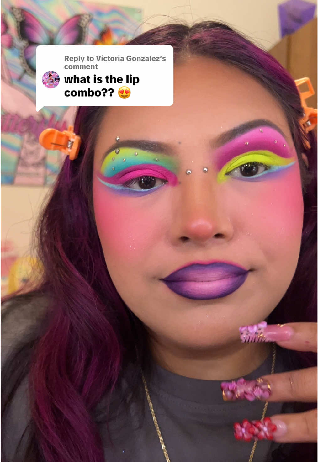TikTok post by @butterflyeffectbydesi for MADE BY MITCHELL. Caption reads: [...] this lip combo tutorial 🫶🏼....