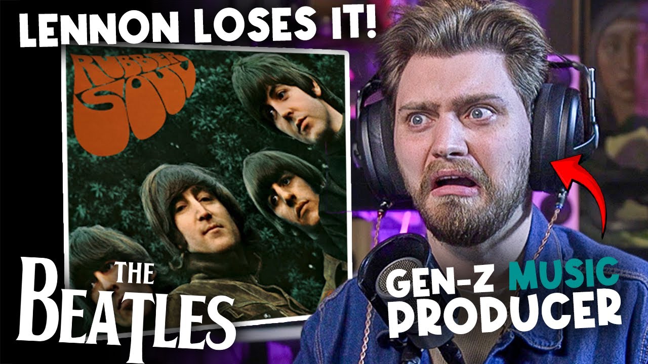 YouTube post by @becauseisaac for SVS. Caption reads: Gen-Z Music Producer SHOCKED listening to "Rubber....