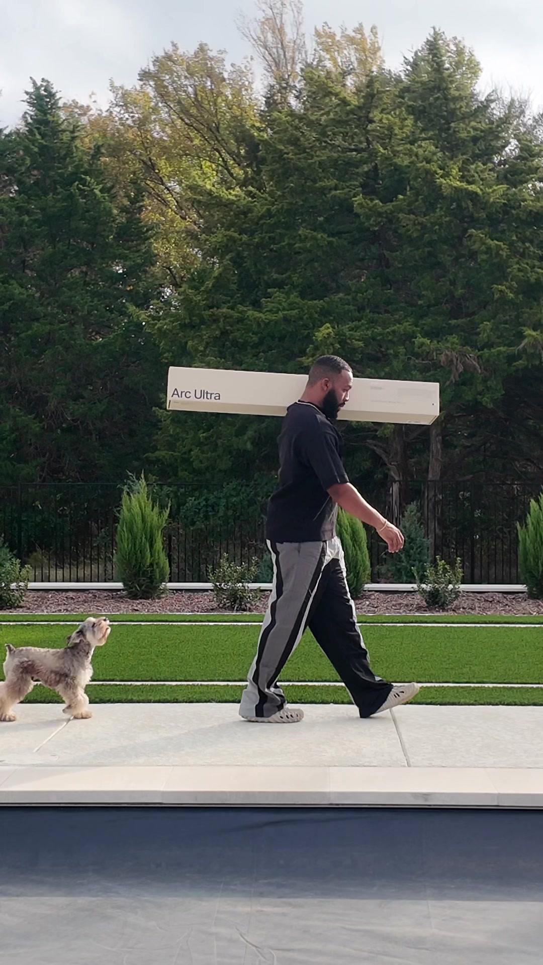 TikTok post by @_gqtone for Sonos. Caption reads: [...] space with intention, even the sound.....