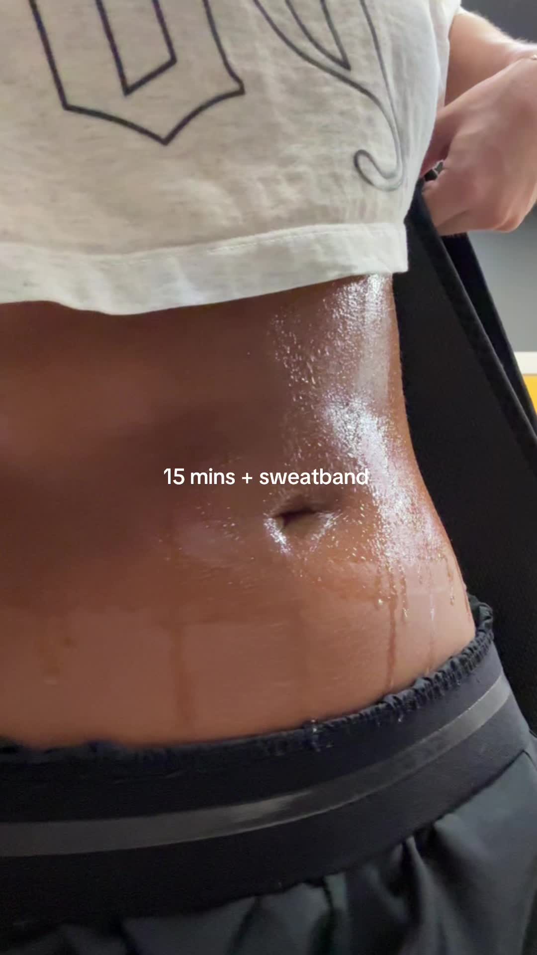 TikTok post by @italiajjacqueline for Sweet Sweat. Caption reads: It’s insane how well this works  #sweetsweat....