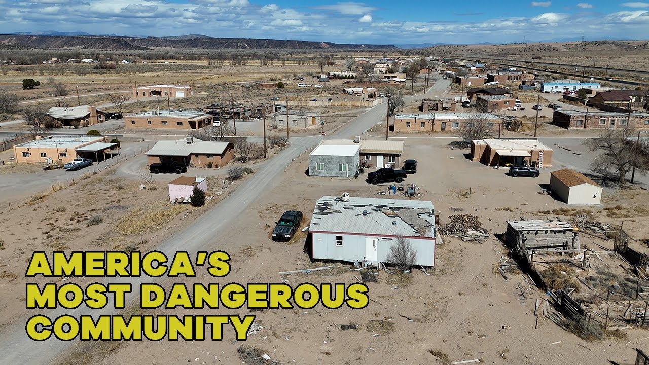 YouTube post by @NickJohnson for Ekster. Caption reads: Gallup, New Mexico: The Most Dangerous City In The....