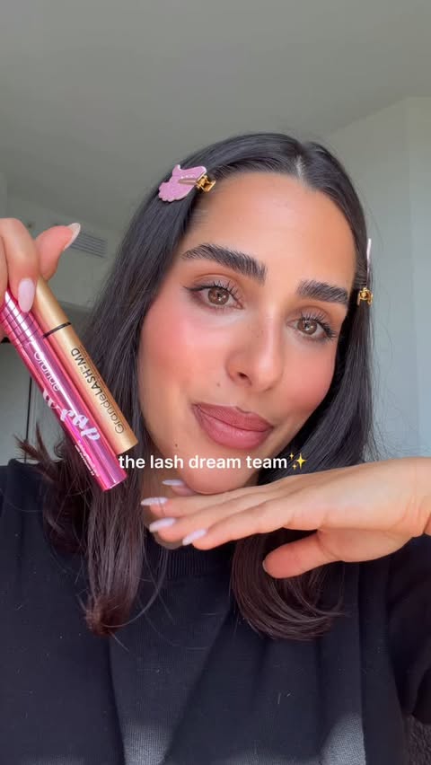 Instagram post by @eileensanch for Grande Cosmetics. Caption reads: [...] secret to the best lashes is always....