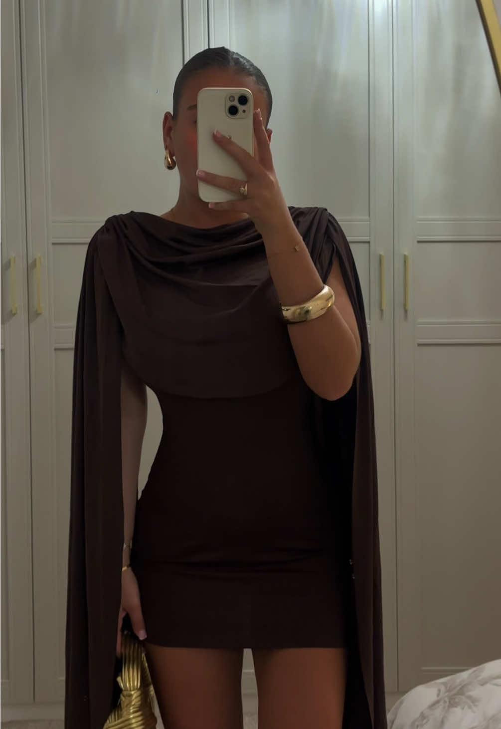 TikTok post by @stylingbykie for Rebellious Fashion. Caption reads: Outfit of the night🤎🪞✨ @Rebellious Fashion #ootn....