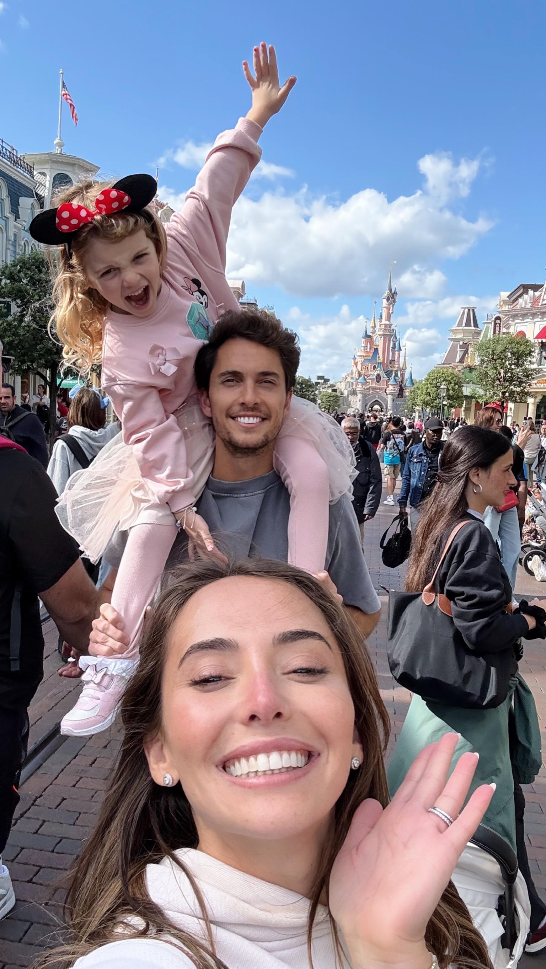 Instagram post by @gemmaalster for Disneyland Paris. Caption reads: This is your sign to take the trip!! Full vlog of....