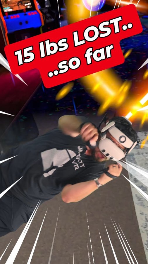 Instagram post by @techmanprime for FitXR. Caption reads: [...] a 30 Day Quest 3 VR Fitness w @wearefitxr VS....