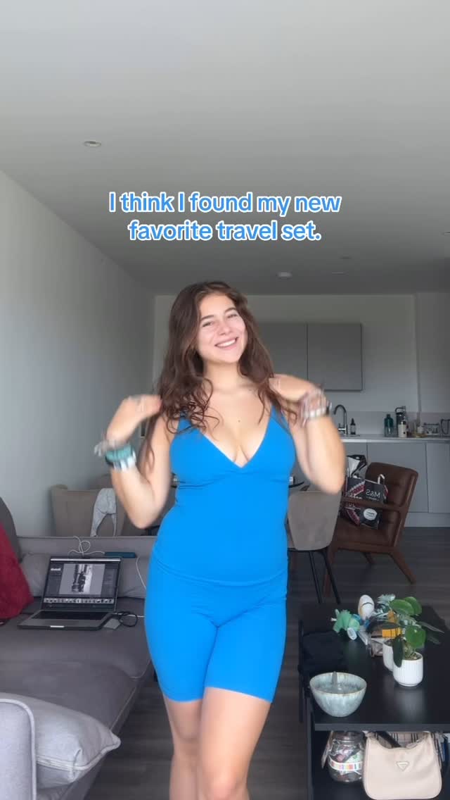 Instagram post by @leonie.feliciaa for Organic Basics. Caption reads: Okay guys I touched down in London whoop. Just....