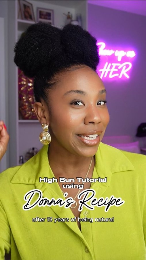 Instagram post by @actualized.af for Donna’s Recipe. Caption reads: [...] shaping and (now!) my new favorite Donna’s....