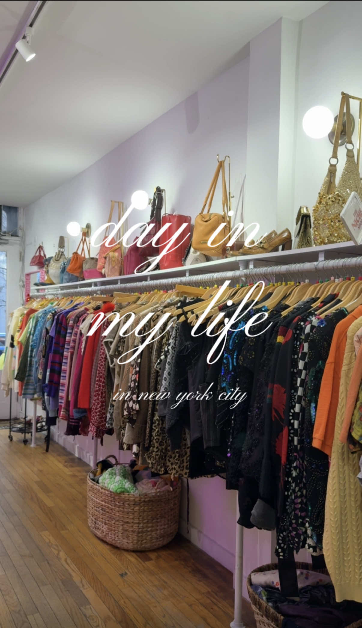 TikTok post by @lifeofsamina for Olfactory NYC. Caption reads: very excited abt my @The Niche Shop Vintage....