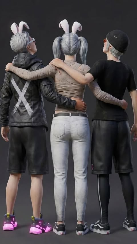 Instagram post by @pubgm_gucci1 for PUBG MOBILE. Caption reads: [...] 𝒎𝒚 𝒃𝒓𝒐𝒕𝒉𝒆𝒓𝒔 🐐🐐🐐 #partner....