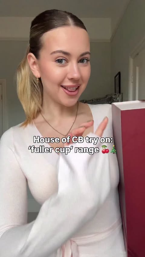 Instagram post by @maia_andrews for House of CB. Caption reads: Let’s finally try some @houseofcb ‘fuller cup’....