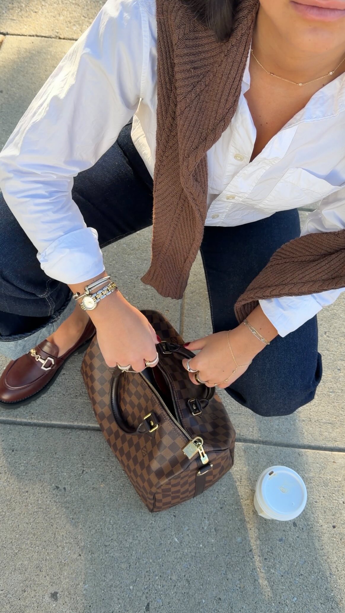 Instagram post by @jessicaaguidetti for FRANKIE4 footwear. Caption reads: Stepping into fall with @frankie4footwear....