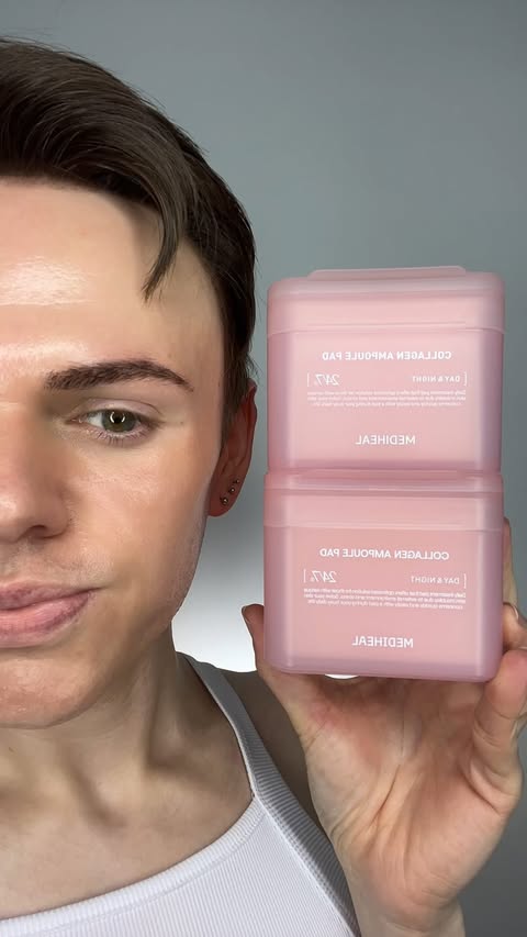 Instagram post by @joshwastjames for Mediheal. Caption reads: [...] usage out of my favourite toner pads.....