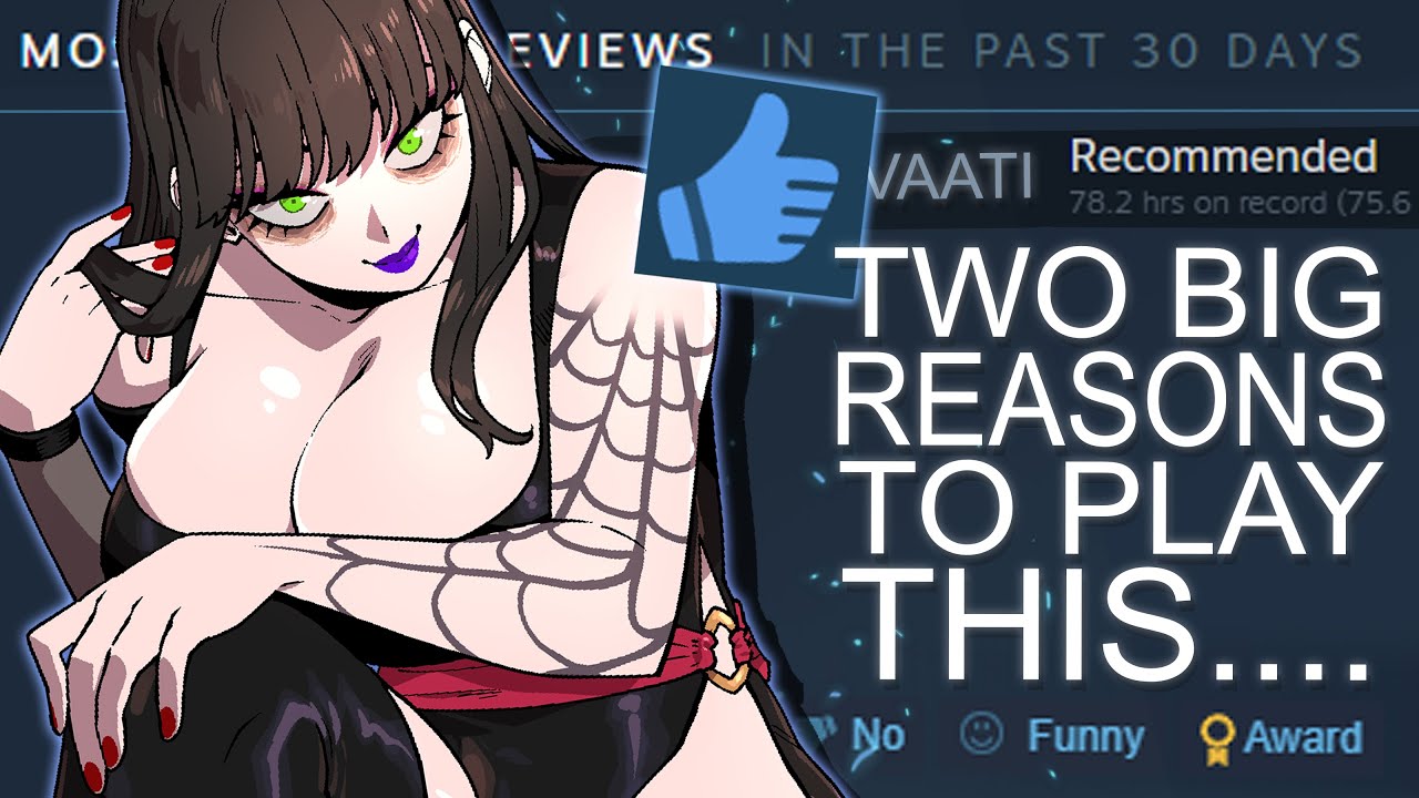 YouTube post by @indeimaus for Holzkern. Caption reads: Alright, Let's Check The Steam Store....