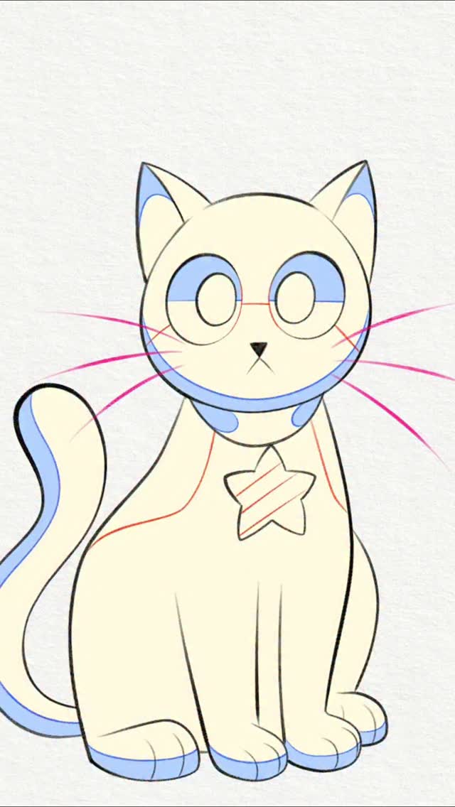 Instagram post by @elenamics for Clip Studio Paint. Caption reads: Oops! I think I made it a little **too** real.......