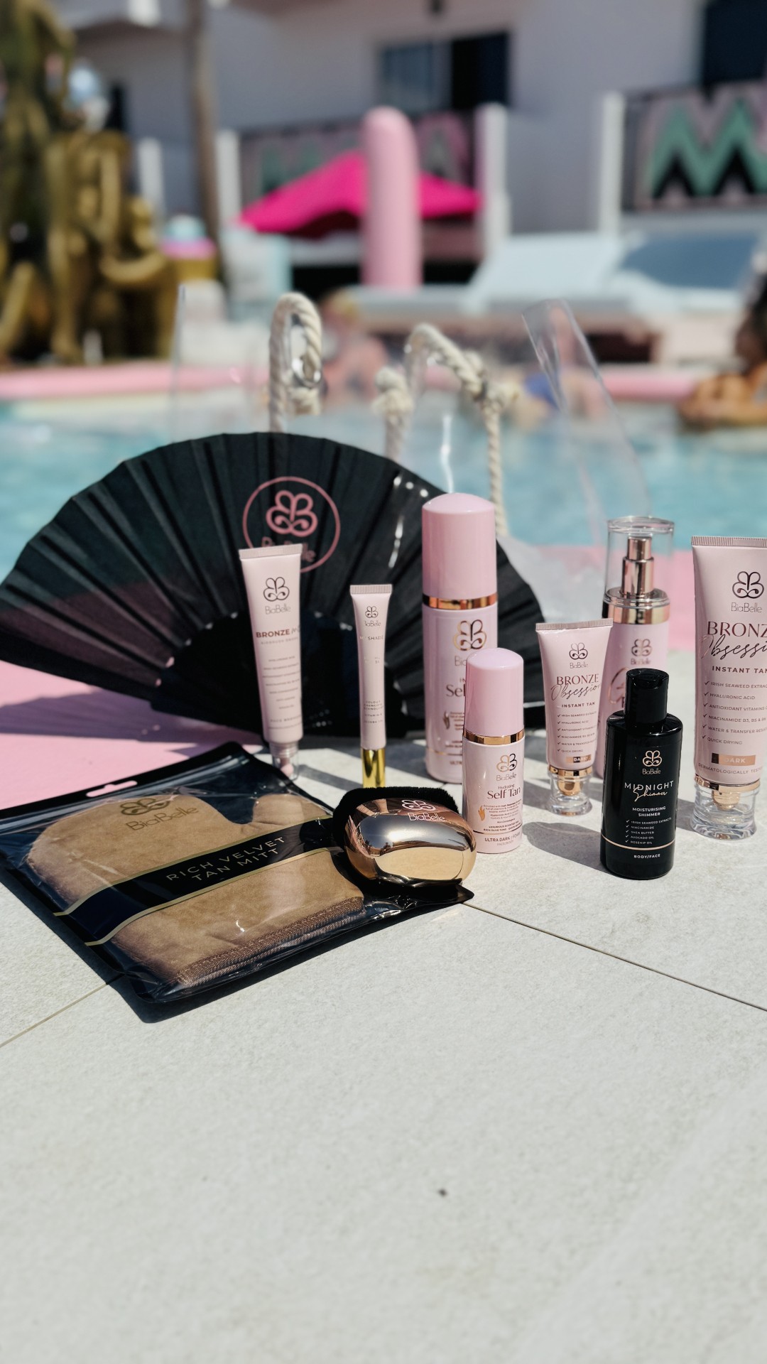 Instagram post by @wikiwoo_ibiza for BiaBelle Beauty. Caption reads: A BiaBelle bag of pure magic… 🪄✨

We’re so....