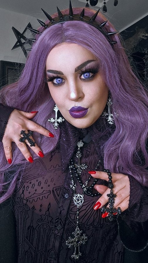 Instagram post by @ladychiara86 for KILLSTAR. Caption reads: Presenting you @killstar Collection "At the Altar"....