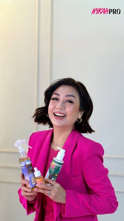 Instagram post by @rajpriyayumnam for Nykaa. Caption reads: Skincare isn’t just your face. It’s your hands,....