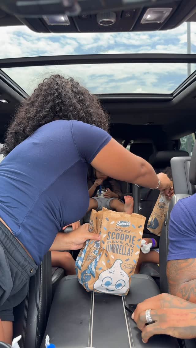 Instagram post by @_mckennawalker for Culver's. Caption reads: #ad @culvers is my go-to stop while I’m on the....