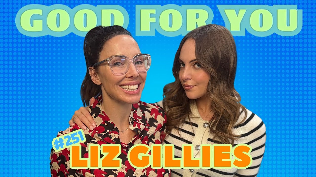 YouTube post by @whitneycummings for Hello Bello. Caption reads: Liz Gillies & Whitney Cummings Want To Be Lesbians....