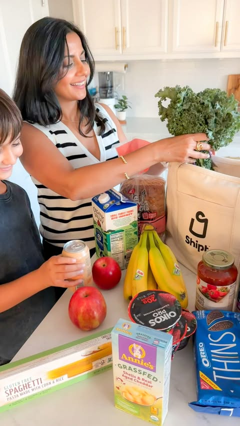 Instagram post by @thegeelife for Shipt. Caption reads: #ShiptPartner Anyone else hit back-to-school [...].