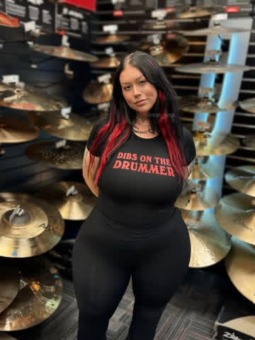 Instagram post by @loser_luna for Cherrykitten. Caption reads: Dibs on the drummer 🥁 ‼️

use code luna30 at....