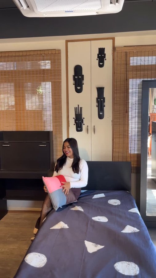Instagram post by @drtridishapathak for Pepperfry. Caption reads: #collab Discover Stunning Furniture at Pepperfry!....