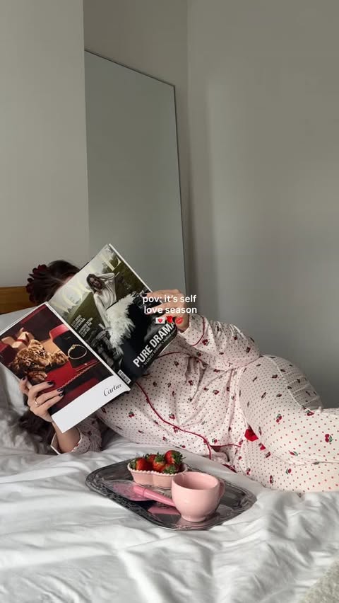 Instagram post by @megskyrme for Boux Avenue. Caption reads: [...] love to yourself this galentines with....