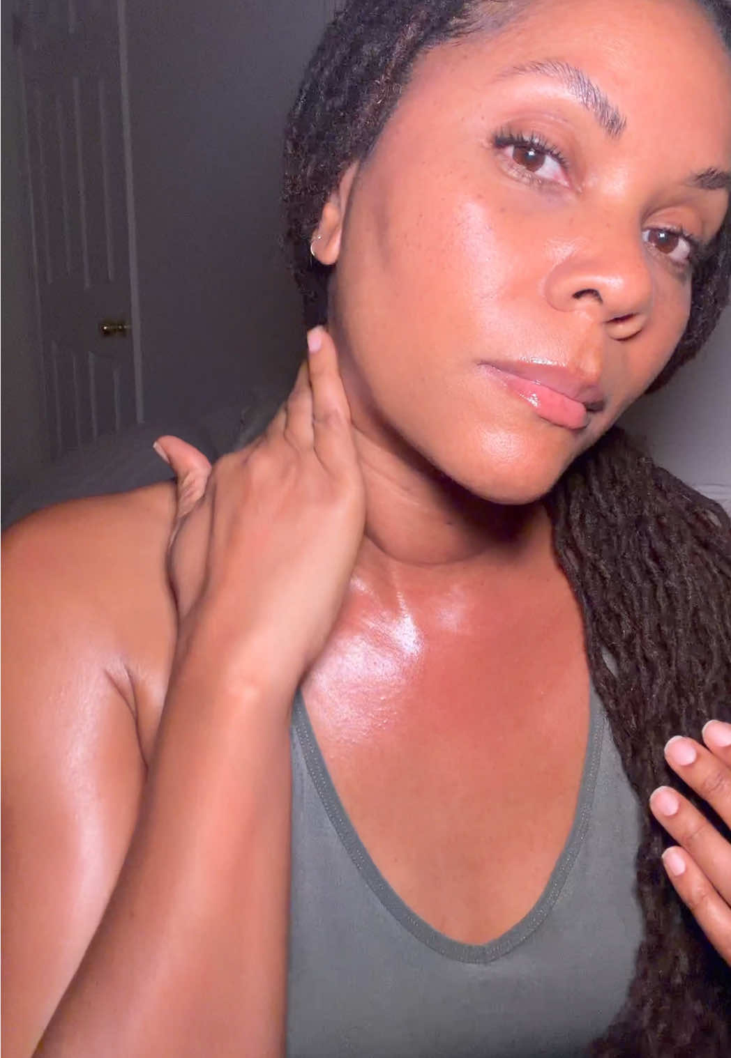 TikTok post by @beachbumwisdom for OSEA Malibu. Caption reads: Summer skin in the winter 🌞 @OSEA Malibu Dreamy....