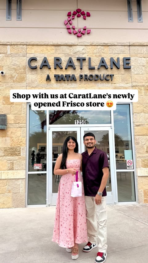 Instagram post by @dallas.explore for CaratLane Jewellery. Caption reads: I thought it was just a quick stop… until it....