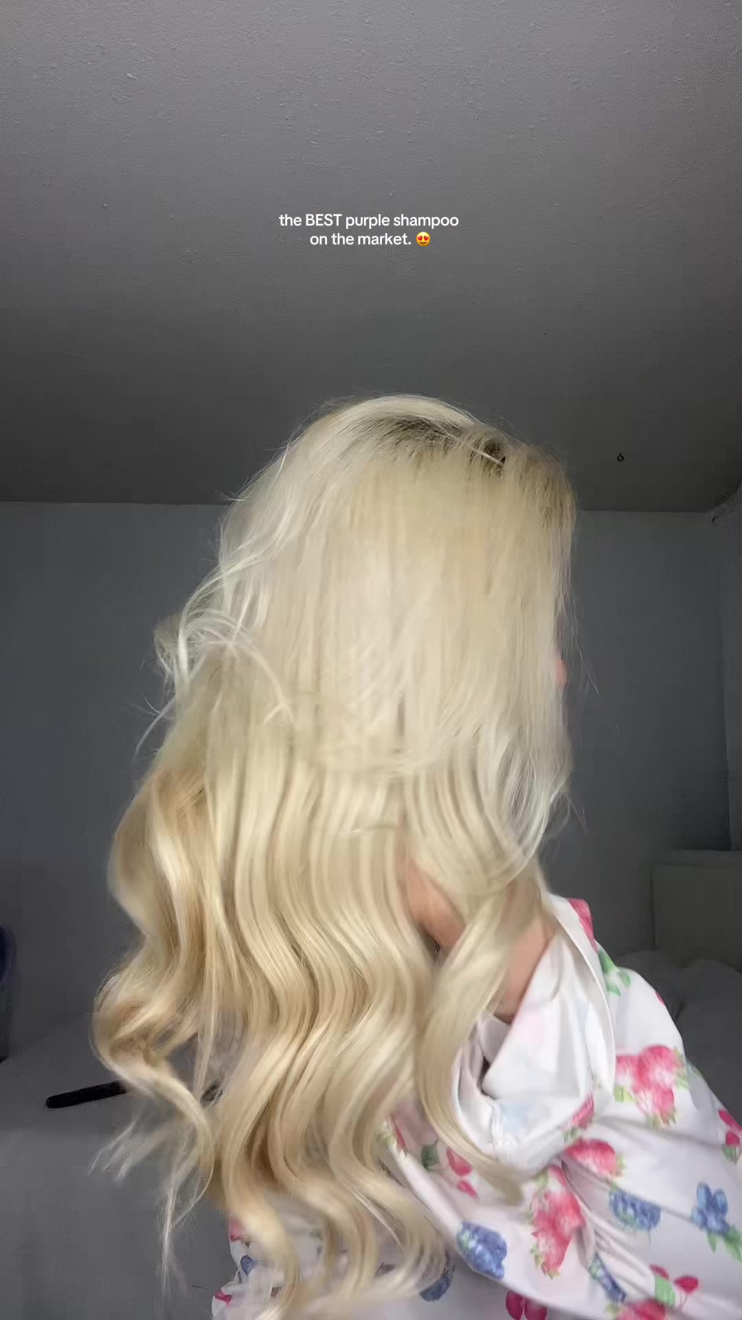 TikTok post by @amberxtiffani for Colorlomo. Caption reads: This works wonders 😍💜@COLORLOMO every blonde....