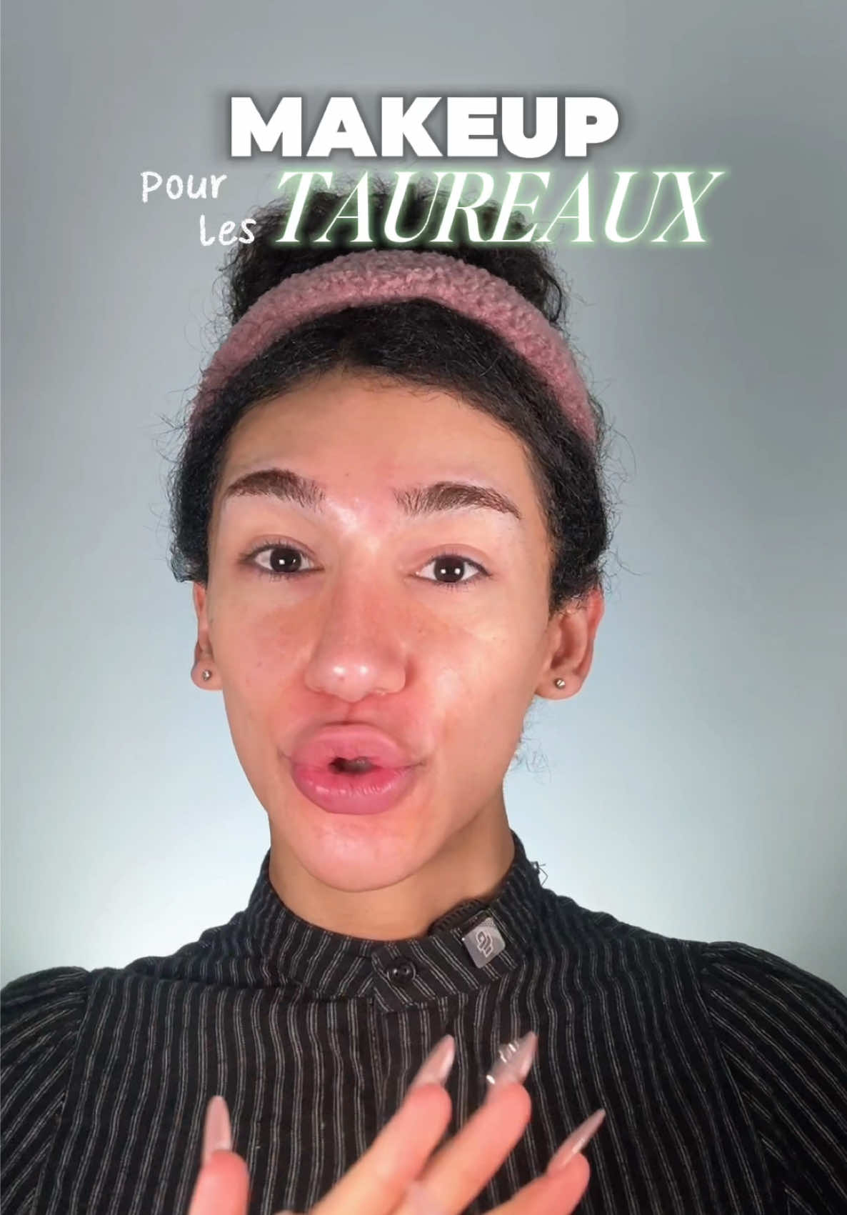 TikTok post by @dersiimx for Nice Work Paris. Caption reads: [...] needs clothes) •produits offerts•....