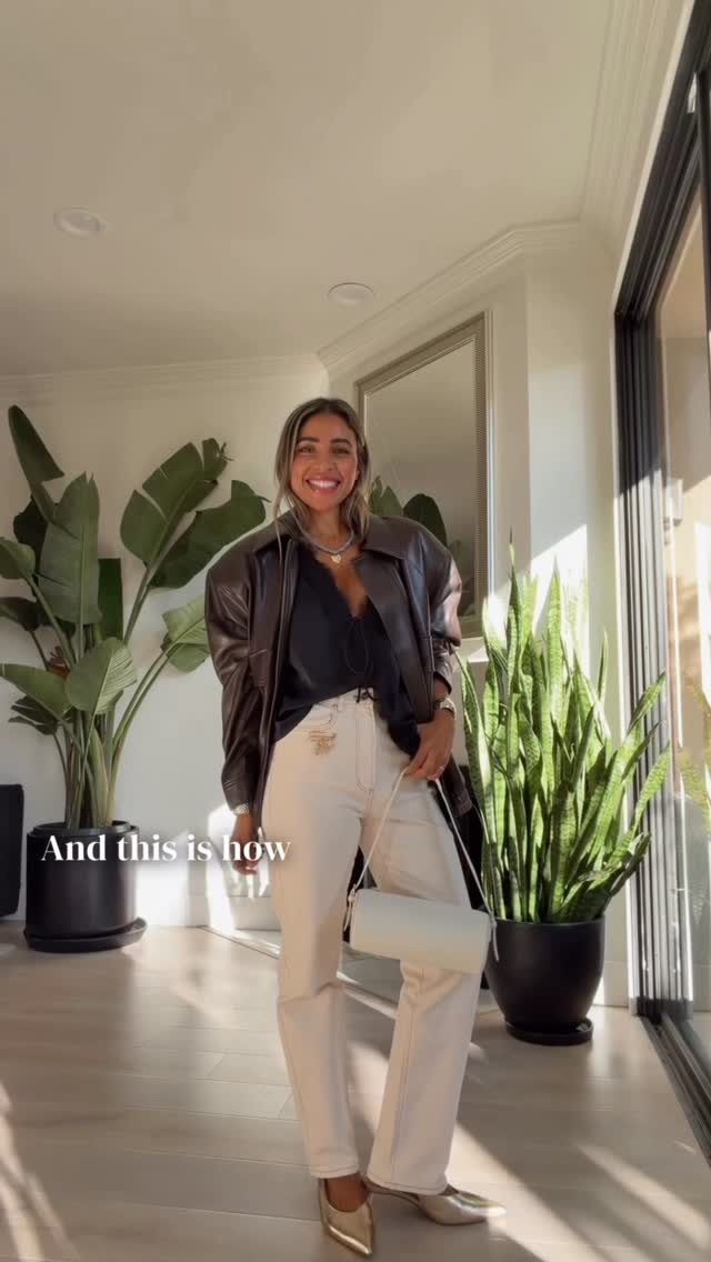 Instagram post by an influencer for LOFT. Caption reads: [...] jacket, three outfits! Comment “LOFT” & I’ll....