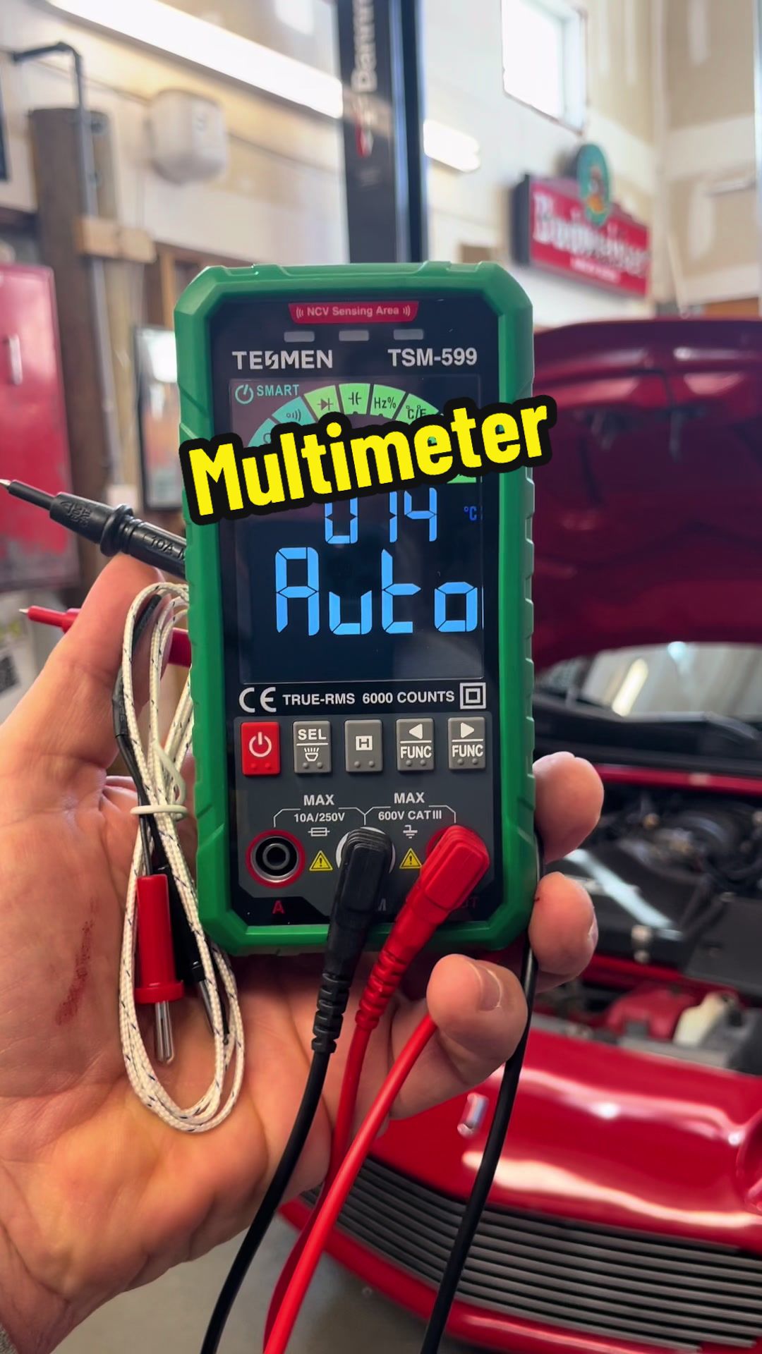 TikTok post by @sickboymechanic for TESMEN. Caption reads: [...] You can choose from the link below. @TESMEN....
