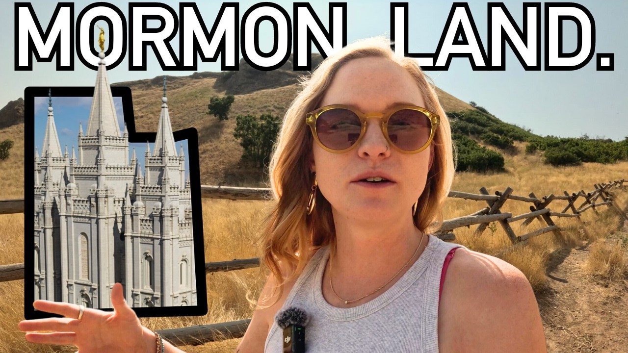 YouTube post by @alyssadgrenfell for Visit Utah. Caption reads: ExMormon Returns to Utah: America's Most Religious....