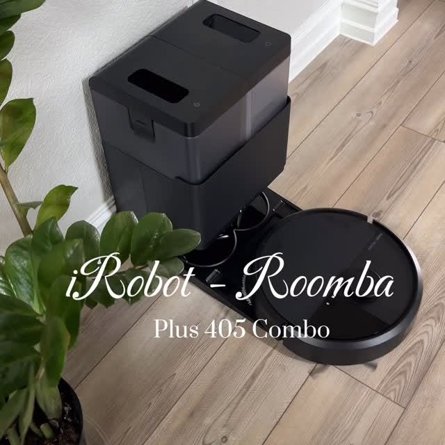 Instagram post by @shikha.w16 for iRobot. Caption reads: Cleaning hack unlocked 🚀 My @iRobot Roomba Plus....