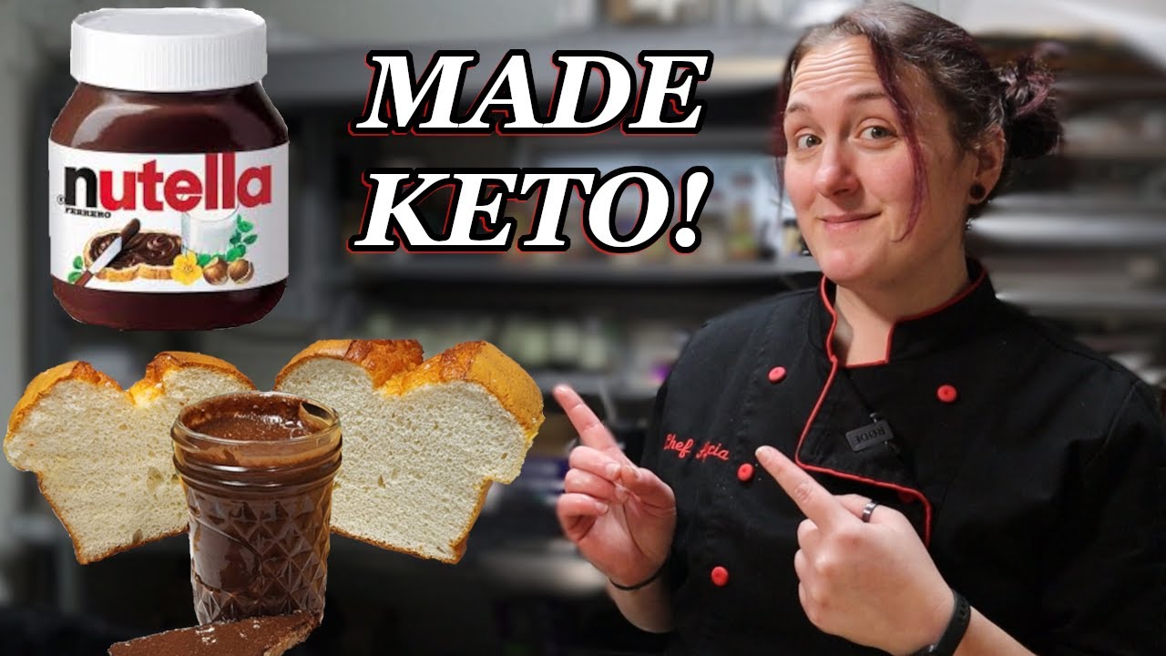 YouTube post by @KetoUpgrade for Perfect Keto. Caption reads: Homemade Nutella That's Way Better For You!.