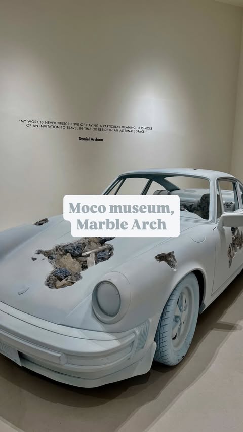 Instagram post by @jessie_foodies_london for Moco Museum. Caption reads: [AD] @mocomuseum London is a MUST if you’re....