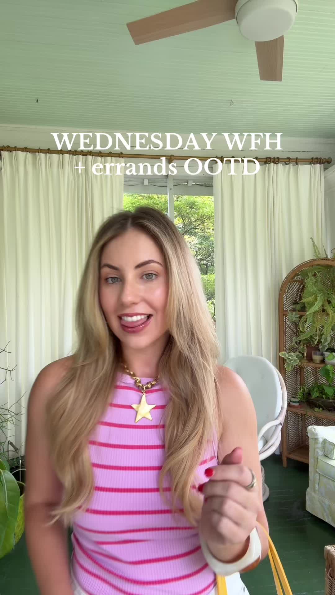 TikTok post by @morganpaigewalker for Bracha. Caption reads: [...] #summerootd #momcreator #momfashion....