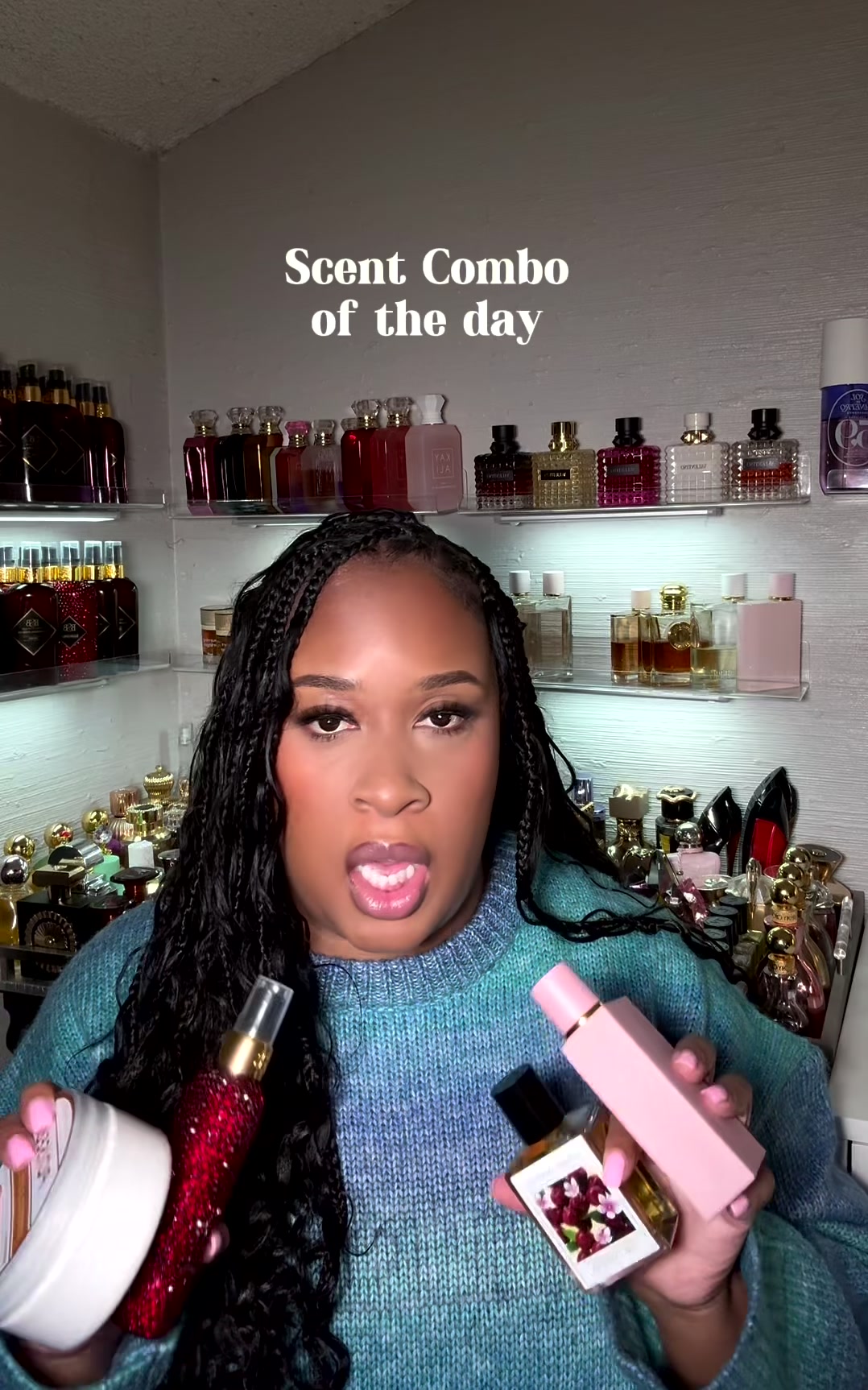 TikTok post by @glam_byjess for The 7 Virtues. Caption reads: [...] Beauty @Brown Sugar Babe  @The 7 Virtues....